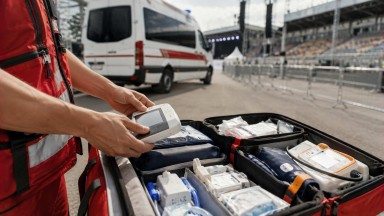 Дежурство скорой на мероприятиях в Хадыженске