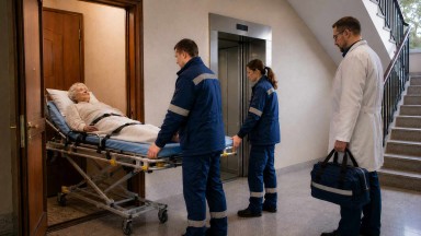 Транспортировка больных после выписки в Хадыженске